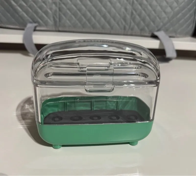 Organizador de cuchillas Cricut con cajón (verde)